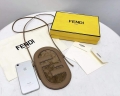 Fendi 8526 Phone Shoulder Bag Gray