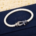 Fred FORCE 10 BRACELET Large model 18K yellow gold diamond paved F230019