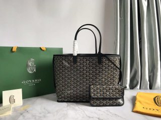 Goyard GMLTY01CL03P Saint Louis GM Bag Brown with Blacck