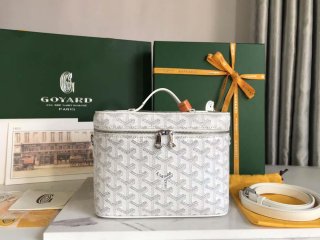 Goyard MUSEVAPMLTY01CL03P Muse Vanity Case PM Bag White