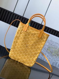 Goyard POICLAPMLTY11CL61P Poitiers Claire Voie Bag Yellow