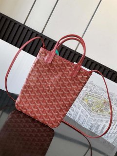 Goyard POICLAPMLTY11CL61P Poitiers Claire Voie Bag Red