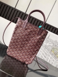 Goyard POICLAPMLTY11CL61P Poitiers Claire Voie Bag Wine Red