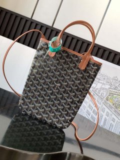 Goyard POICLAPMLTY11CL61P Poitiers Claire Voie Bag Black &Brown