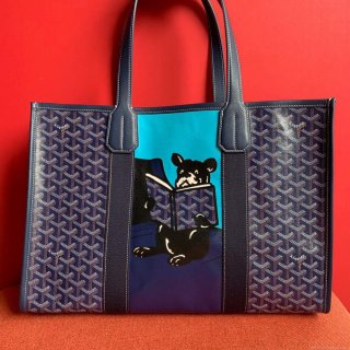 Goyard VILLETMMLTY08CL08X Villette Tote Bag MM Blue