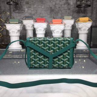 Goyard MINA08PMLTY01CL01P Minaudière Trunk Bag Green