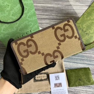 Gucci 699316 Gucci Diana jumbo GG wallet Brown