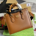 Gucci 702721 Diana Small Tote Bag Brown leather