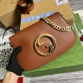 Gucci 699268 Blondie shoulder bag Light brown leather