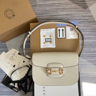 Gucci Horsebit 1955 shoulder bag 602204 Beige leather