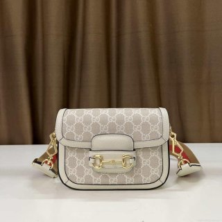 Gucci 658574 Gucci Horsebit 1955 Mini Bag beige leather