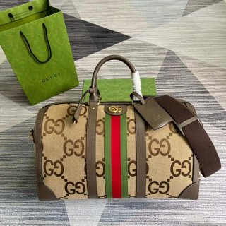 Gucci 681295 Jumbo GG medium duffle bag Brown