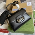 Gucci 703848 Gucci Horsebit 1955 Mini Bag Black