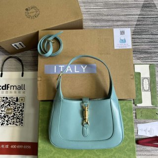 Gucci 636709 Jackie 1961 Small Shoulder Bag Light blue