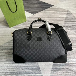 Gucci 696015 Large duffle bag with Interlocking G Black