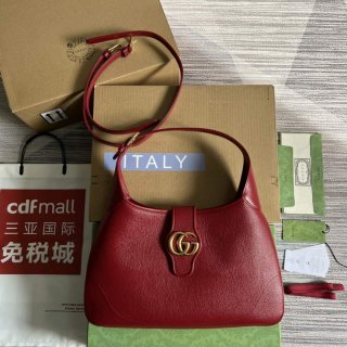 Gucci 726274 Aphrodite Medium Shoulder Bag Red