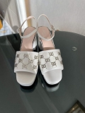 Gucci 719844 Women’s Lnterlocking G Studs Sandal G56235