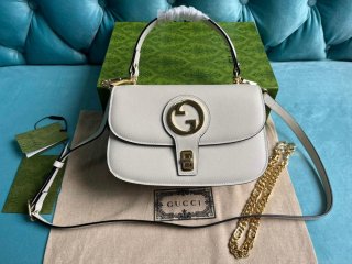 Gucci 735101 Gucci Blondie Top-handle Bag White