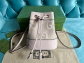 Gucci 550620 Ophidia jumbo GG mini bucket bag Light pink