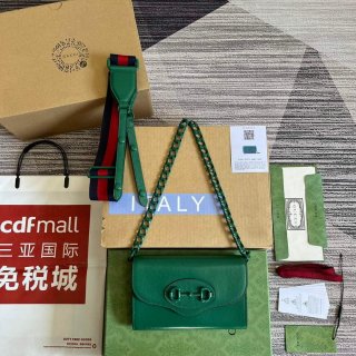 Gucci 724713 Gucci Horsebit 1955 mini bag Green