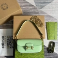 Gucci 735178 Gucci Horsebit 1955 small shoulder bag Green