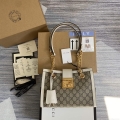 Gucci 498156 Padlock GG Small Shoulder Bag White