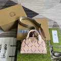 Gucci 724606 Ophidia GG animal print mini bag light pink