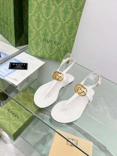 Gucci 746030 Women’s Double G Thong Sandal G56308