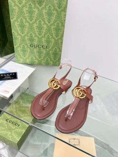 Gucci 746030 Women’s Double G Thong Sandal G56309