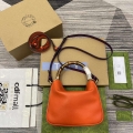 Gucci 746251 Gucci Diana Small Shoulder Bag Orange