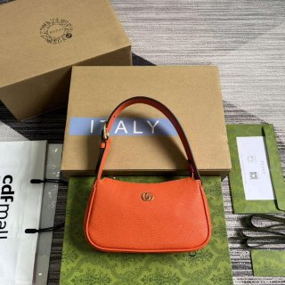 Gucci 739076 Aphrodite Mini Shoulder Bag Orange