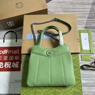 Gucci 745918 Petite GG Small Tote Bag Light green