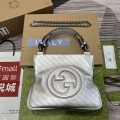 Gucci 751518 Gucci Blondie Small Tote Bag Silver