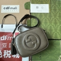 Gucci 742360 Gucci Blondie Small Shoulder Bag Dark Green