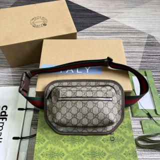 Gucci 760217 GG Belt Bag Brown