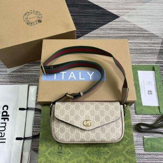 Gucci 764961 Ophidia Mini Bag Oatmeal