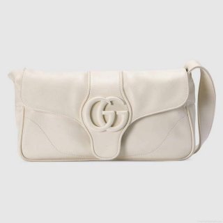 Gucci ‎767226 Aphrodite Small Shoulder Bag White soft leather