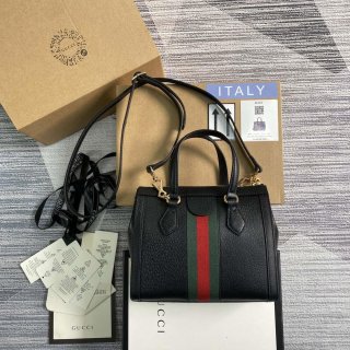 Gucci 547551 Ophidia Small GG Tote Bag Black leather