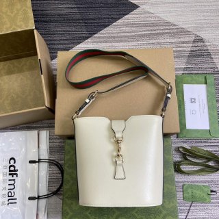 Gucci 782908 Mini Bucket Shoulder Bag Ivory