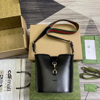 Gucci 782908 Mini Bucket Shoulder Bag Black