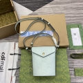 Gucci 772795 GG Super Mini Bucket Bag Pale Green