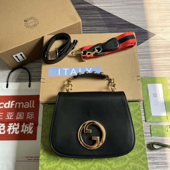 Gucci Blondie Medium top handle bag 721172 Black