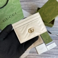 Gucci GG Marmont Card Case 443127 White