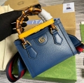 Gucci 702732 Gucci Diana Mini Tote Bag Blue