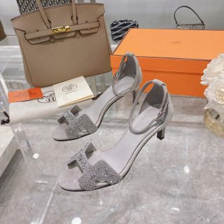 Hermes H221160 Cocktail Sandal Hermes Elbe Pumps Shoes Heel High 70mm h70046