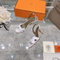 Hermes H221160 Cocktail Sandal Hermes Elbe Pumps Shoes Heel High 70mm h70072