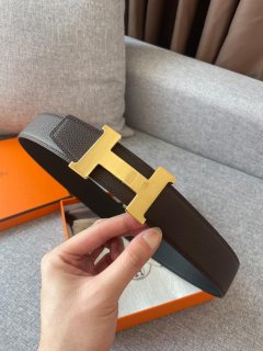 Hermes H074562CUZ3 Constance belt buckle & Reversible leather strap 38 mm H990029