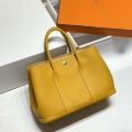 Hermes Yellow Clemence Garden Party 30cm Bag H239041