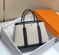 Hermes Beige Canvas Garden Party 30cm Bag H239050