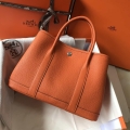 Hermes Orange Togo Medium Garden Party 36cm Bag H239058